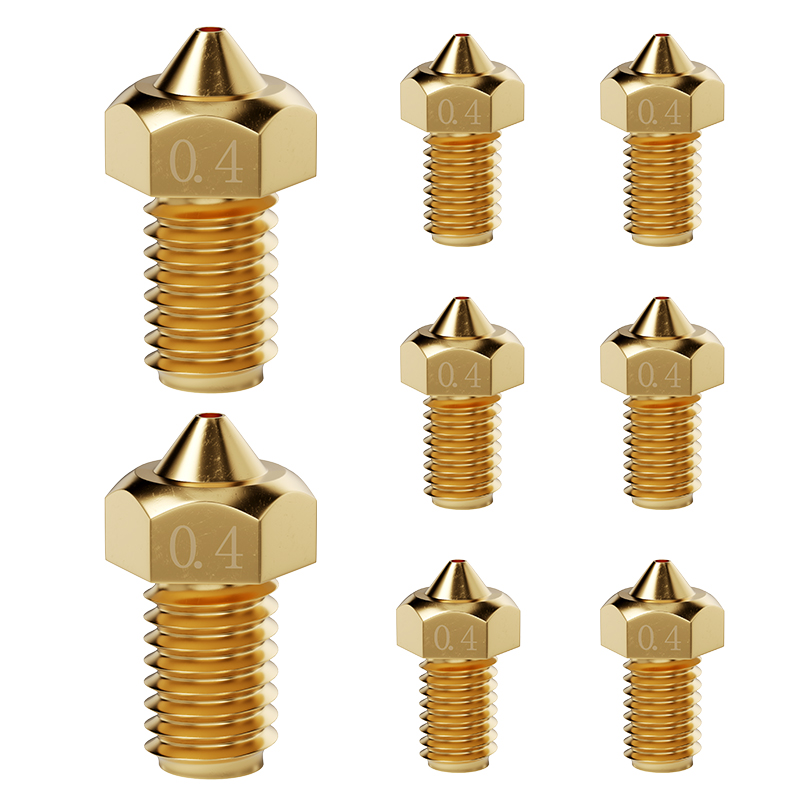 3D Printer Nozzle Brass - หัวฉีดทองเหลืองขนาด 0.4 มม. สำหรับเครื่องพิมพ์ 3D รุ่น