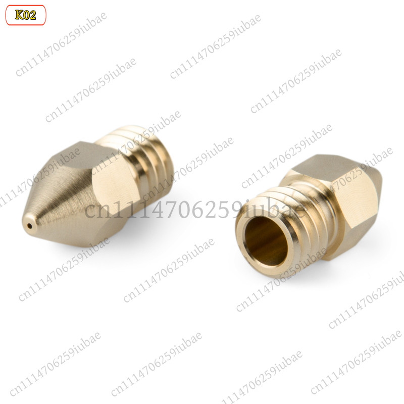 3D Printer Nozzle Brass - หัวฉีดทองเหลือง 4 ชิ้น ขนาด 0.4 มม.