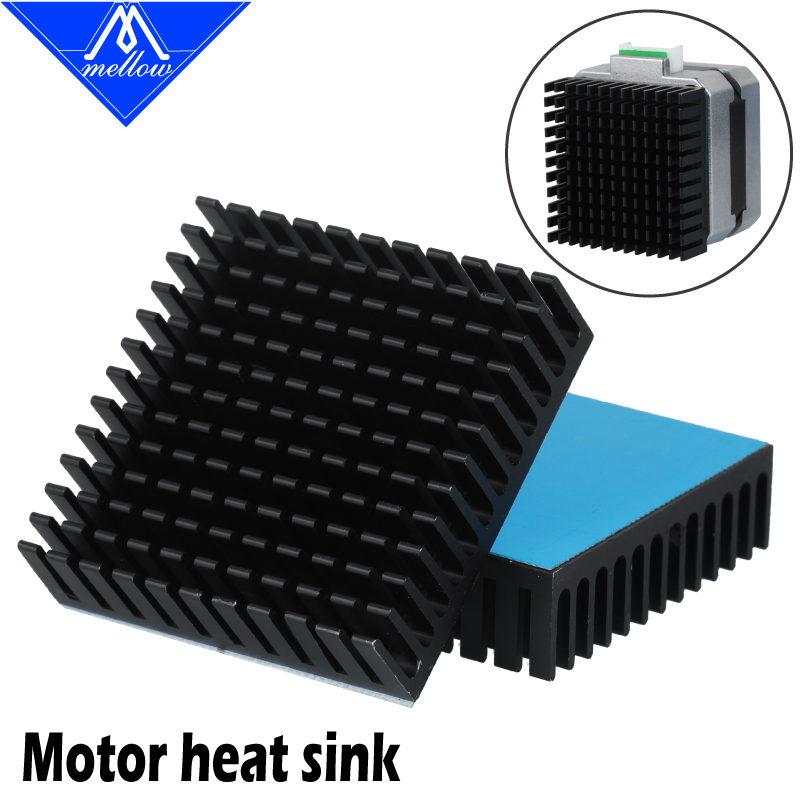 3D Printing Aluminium - Mellow 3D เครื่องพิมพ์อลูมิเนียมมอเตอร์ฮีทซิงค์อัดความร้อนกระจายความร้อนอิเล็กทรอนิกส์สำหรับ Nema17 42 Stepper