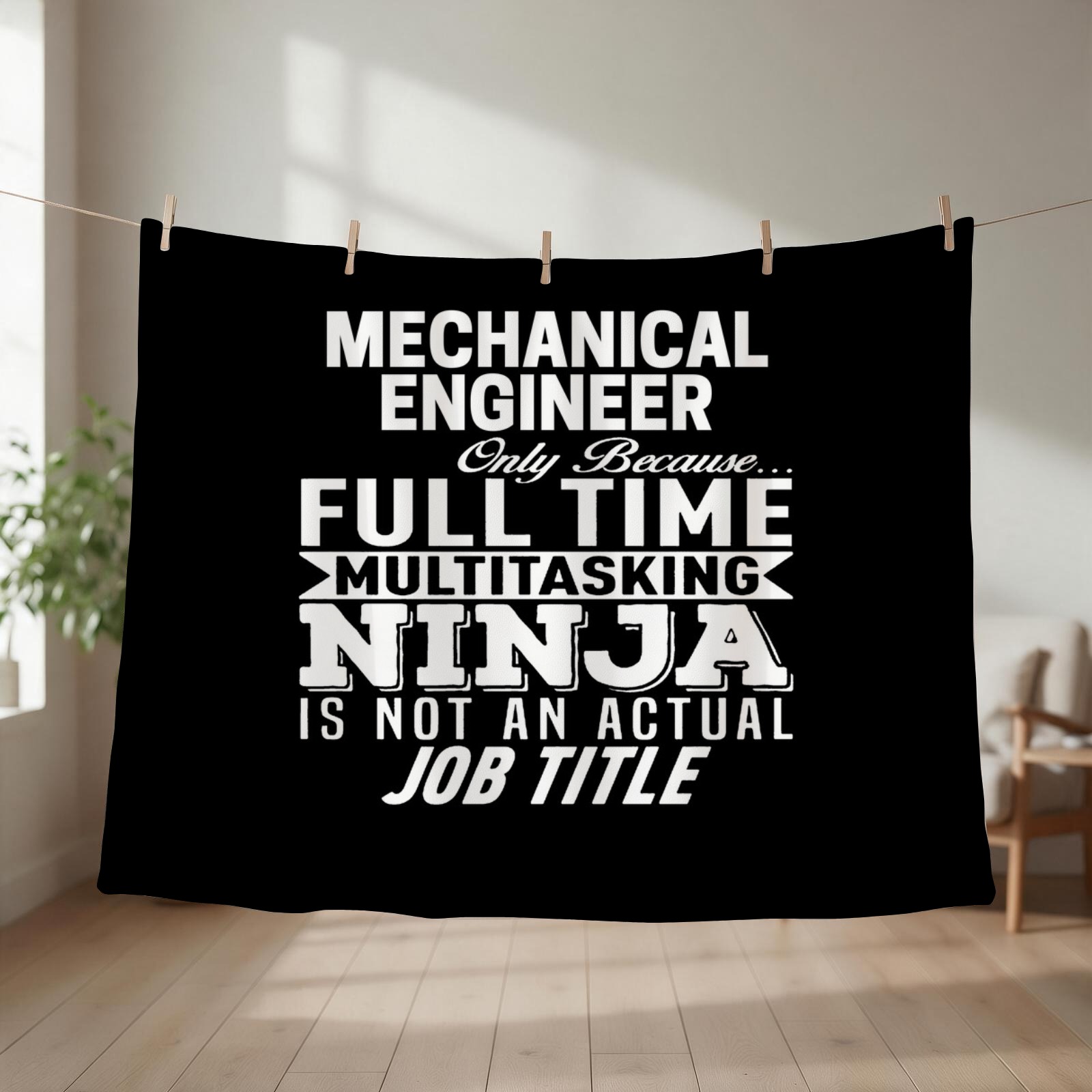3D Printing Engineer - ผ้าห่มคลุมโซฟา นุ่มสบาย ขนฟู สำหรับปิกนิกและกิจกรรมกลางแจ้ง ออกแบบโดยวิศวกรเครื่องกล