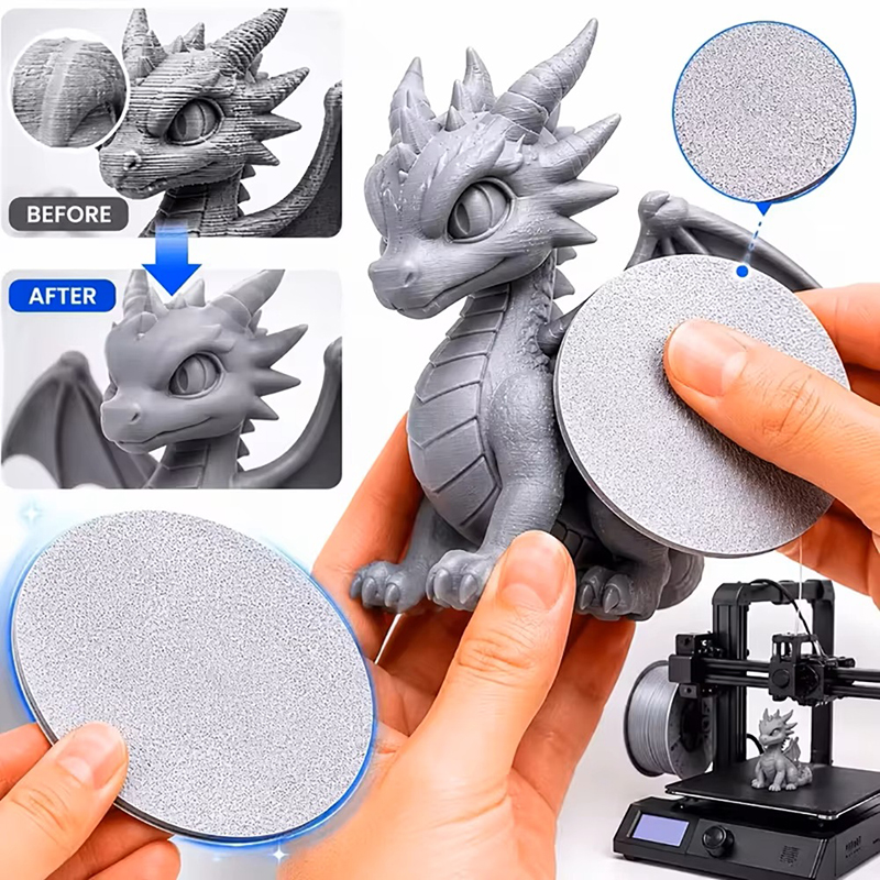 3D Printing Simulator - แผ่นขัดเรซินสำหรับงานพิมพ์ 3 มิติ เครื่องมือลบเส้นชั้น PLA ความละเอียด