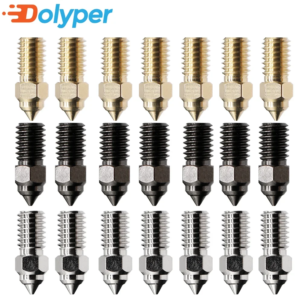 3D Printer Nozzle Brass - 5/10 ชิ้น Elegoo Neptune 4 หัวฉีด