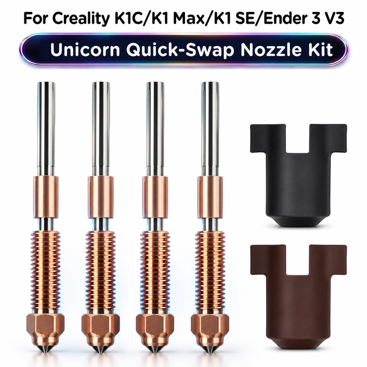 3D Printer Nozzle Brass - หัวฉีดสำหรับ Creality K1C K1 Max K1