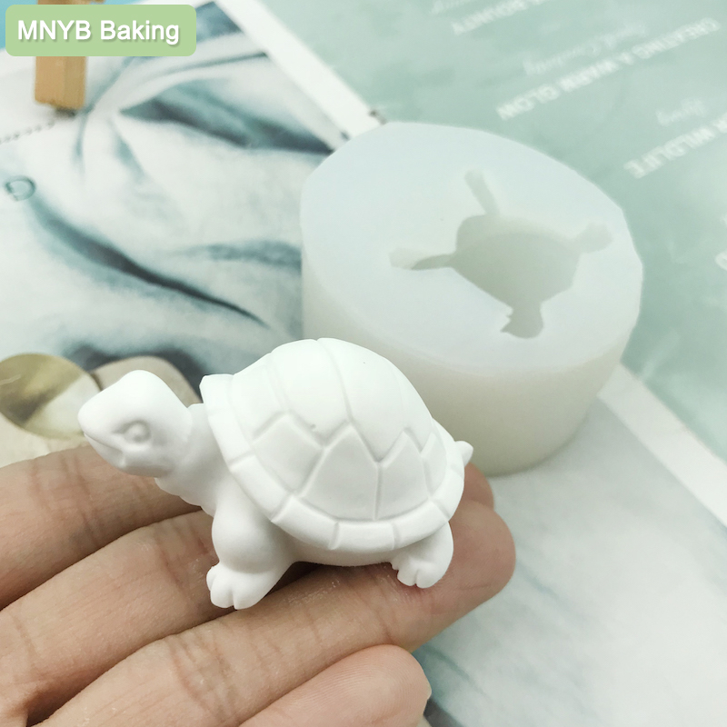 3D Printing Epoxy Resin - น่ารัก 3D เต่านุ่มแม่พิมพ์ซิลิโคนสําหรับช็อกโกแลต Fondant เค้กตกแต่งเยลลี่น้ําแข็งเรซิ่น Art