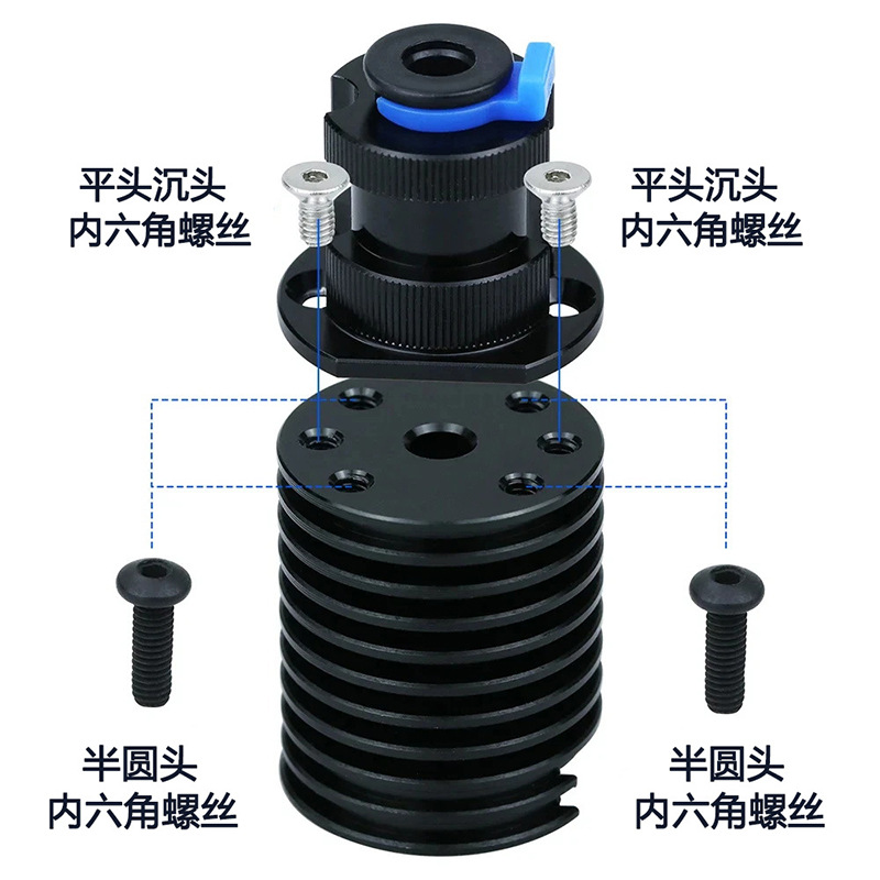 3D Printer Nozzle Brass - ปลอกหุ้มหัวฉีดเซรามิกทนอุณหภูมิสูง หัวฉีดพิมพ์แบบรวดเร็ว หัวฉีดทองเหลือง อุปกรณ์เสริมเครื่องพิมพ์ 3 มิติ