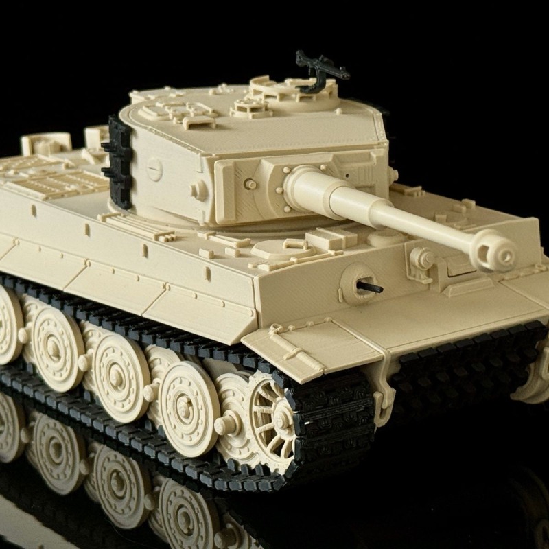 3D Printing Simulator - โมเดลรถถังสงคราม รุ่นที่ 2 Tiger E-type ของเล่นประกอบ