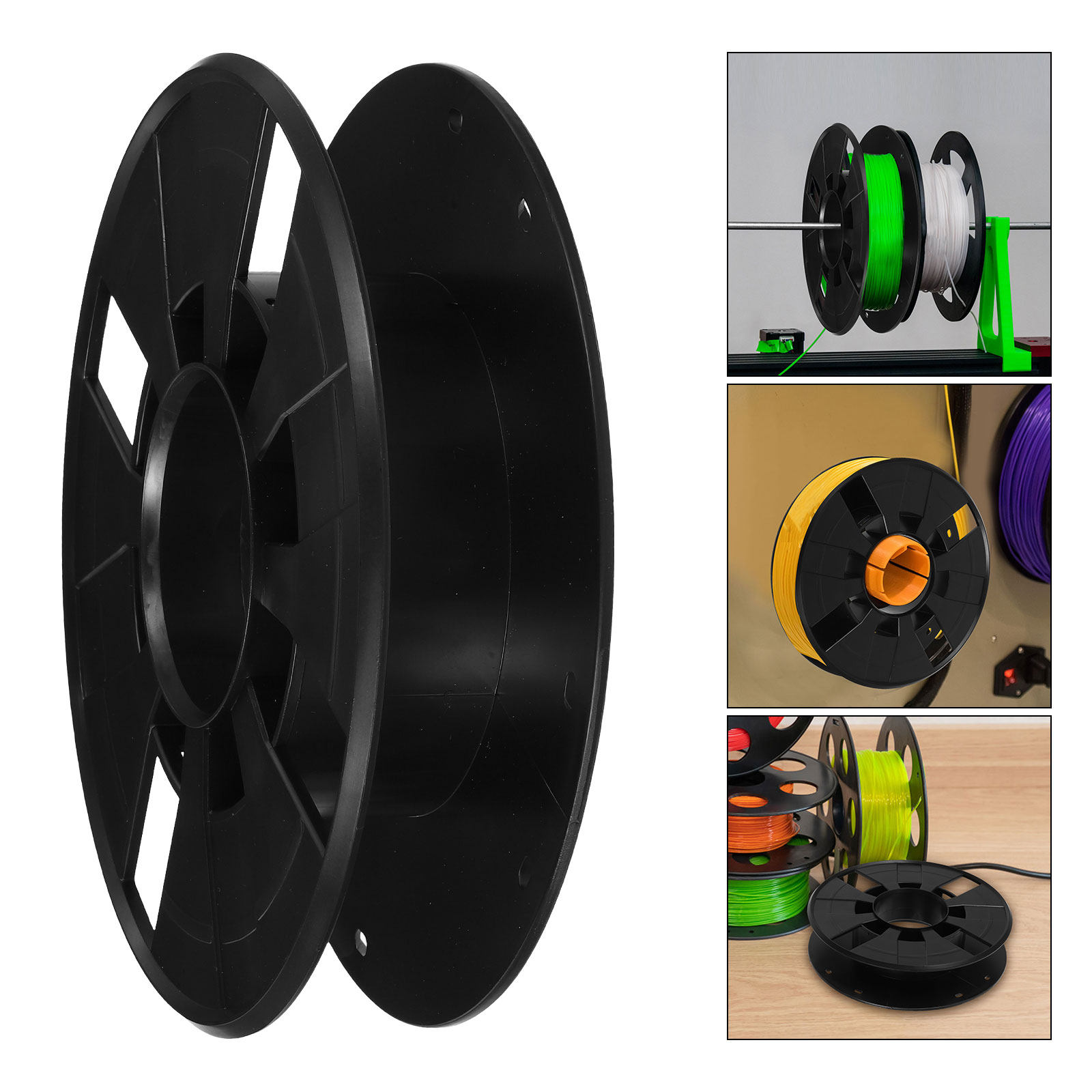 3D Printing Plastic - ม้วนเก็บสายไฟพลาสติก 0.25 กก. ที่เก็บสายต่อสำหรับงานพิมพ์ 3 มิติ