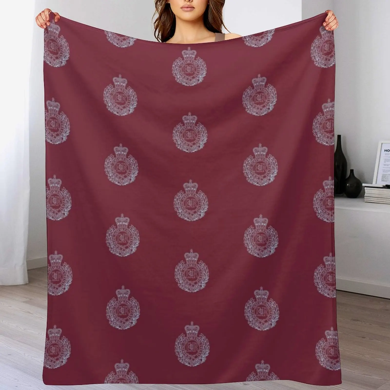 3D Printing Engineer - ตราสัญลักษณ์รอยัลอิงีนีเรียร์ - ผ้าห่มแบบ Airborne Throw Blanket