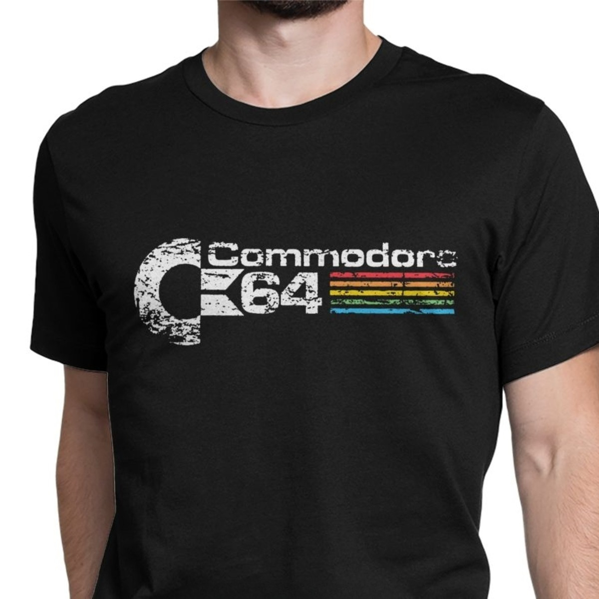 3D Printing Nerd - เสื้อยืดเรโทรคอมโมดอร์ 64 ใหม่ ผ้าฝ้ายแท้ เสื้อยืด C64
