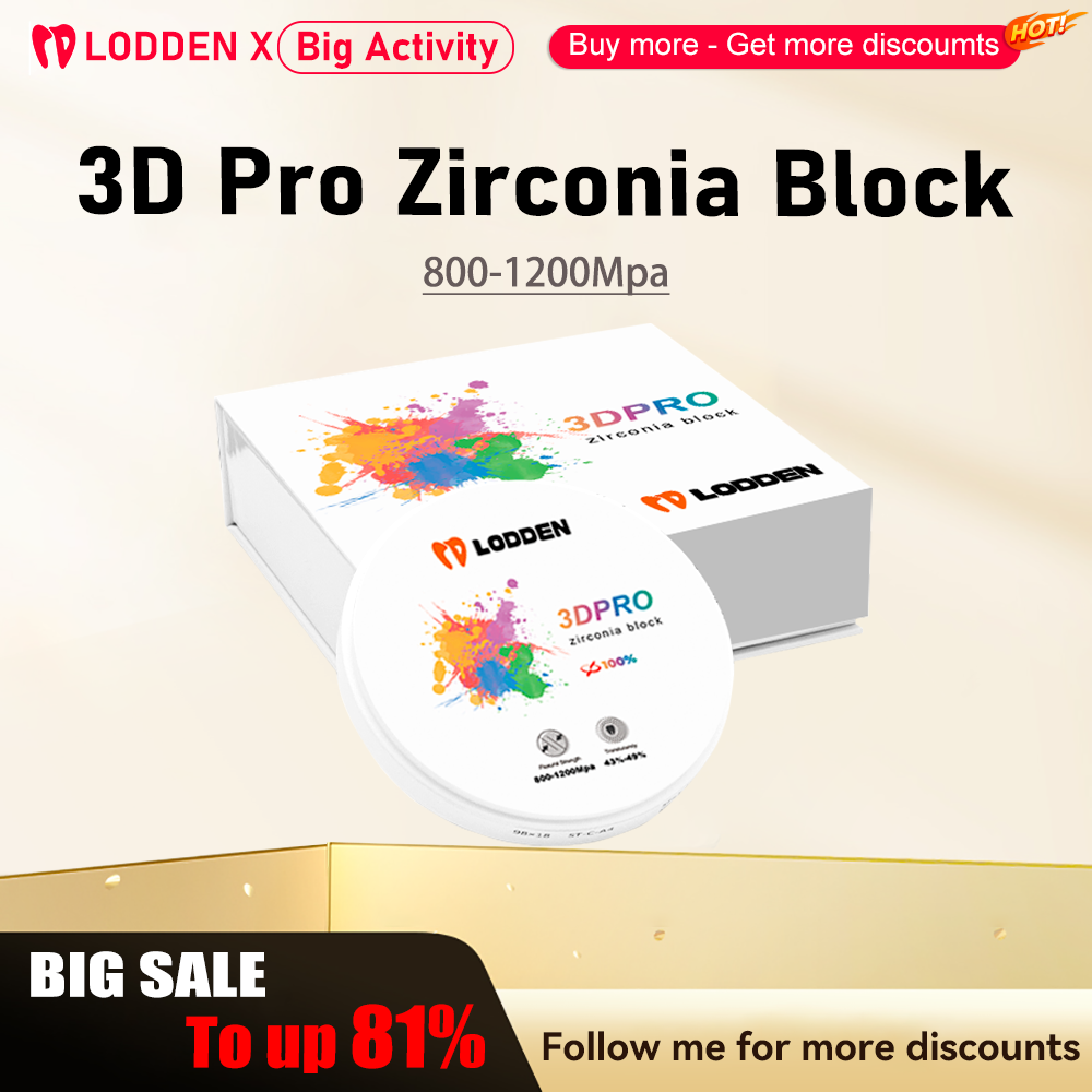 ทันตกรรม Zirconia บล็อก 3D PRO - 3D Printing Lego บทวิจารณ์และราคา