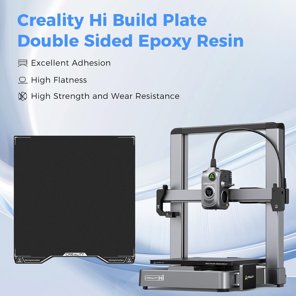 แผ่นรองพิมพ์ Creality Hi Epoxy - 3D Printing Epoxy Resin บทวิจารณ์และราคา