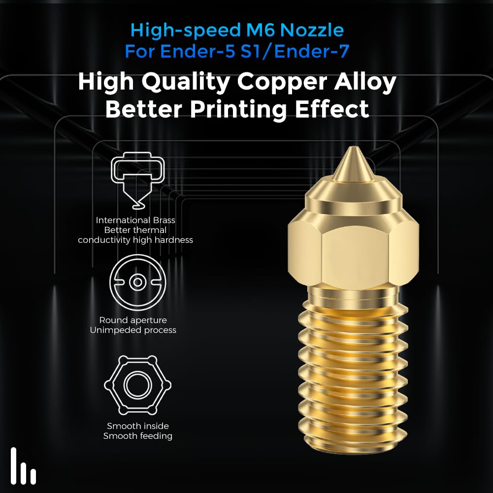 อย่างเป็นทางการ Creality Ender - 3D Printer Nozzle Brass บทวิจารณ์และราคา