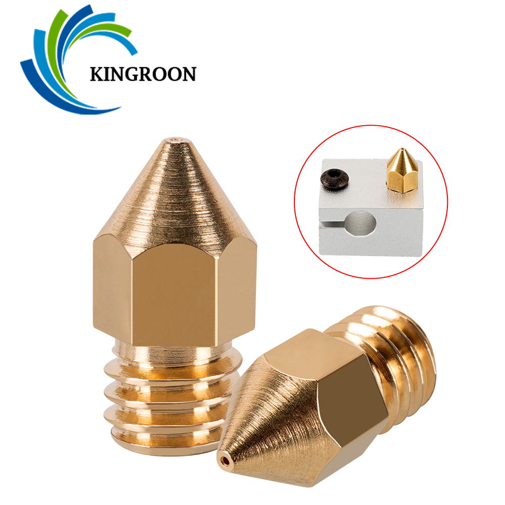 MK7 MK8 หัวฉีด 0.4 มม.0.3 มม.0 - 3D Printer Nozzle Brass บทวิจารณ์และราคา