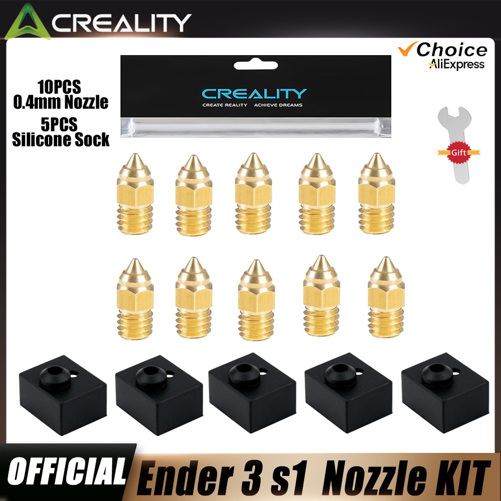 Creality 5pcs Ender 3 S1/Ender - 3D Printer Nozzle Brass บทวิจารณ์และราคา