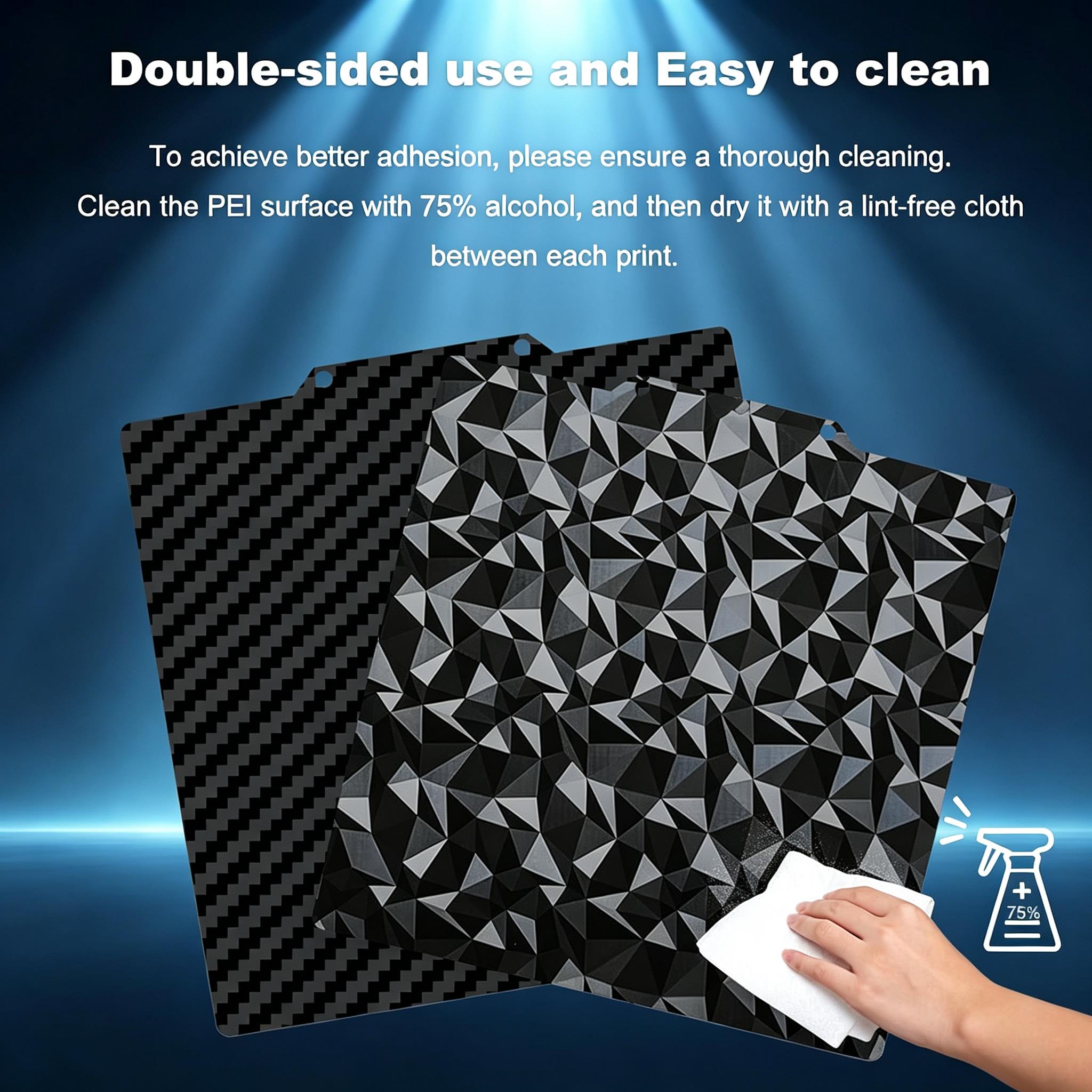 แผ่นรองพิมพ์สำหรับ Flashforge  - Pei Sheet บทวิจารณ์และราคา