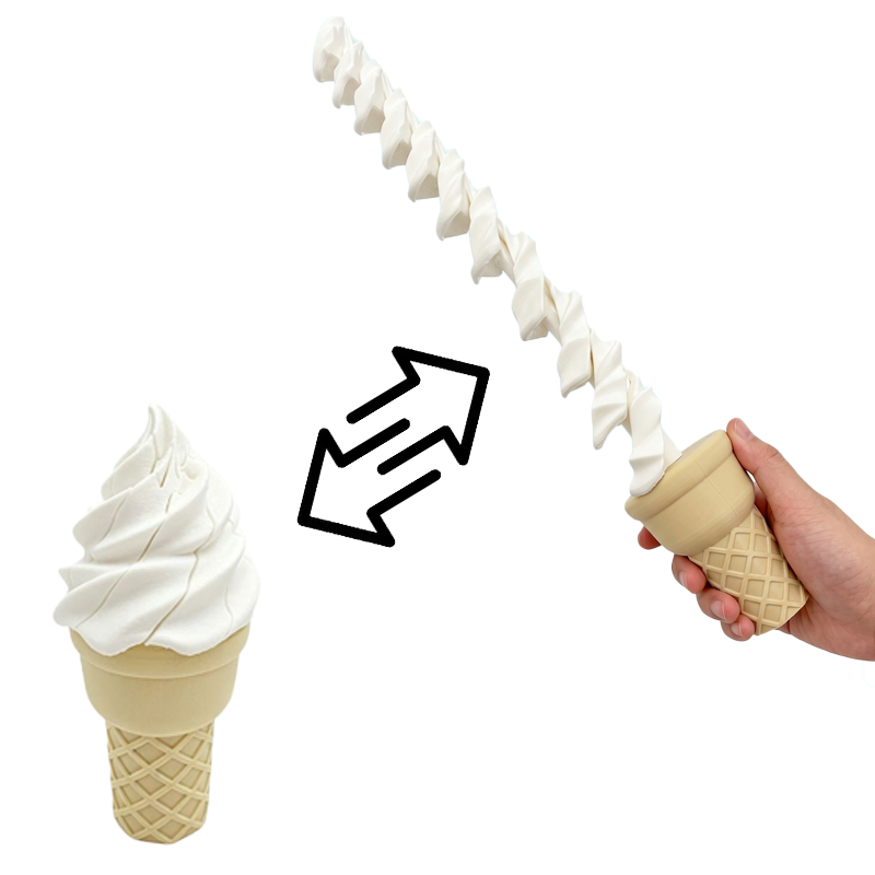 ของเล่นฮาโลวีน 3 มิติ รูปไอศกร - 3D Printing Model Free บทวิจารณ์และราคา