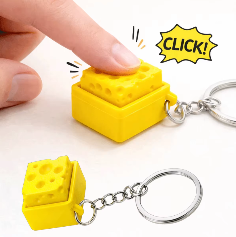 พวงกุญแจรูปคีย์บอร์ดชีสขนาดเล็ - 3D Printing Plastic บทวิจารณ์และราคา