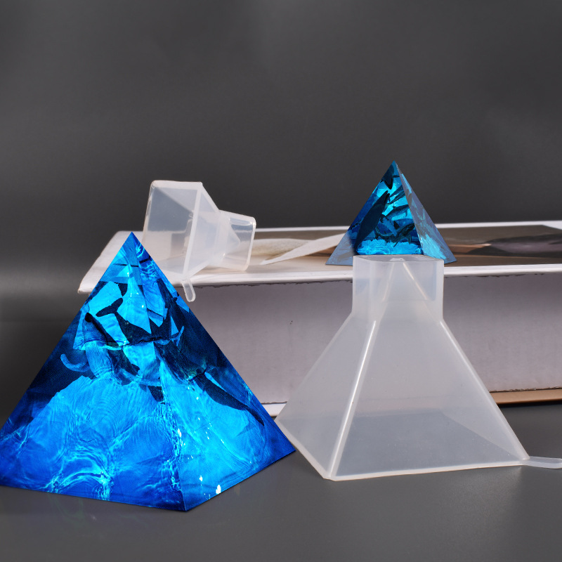 1pcs พีระมิดแม่พิมพ์ซิลิโคน DI - 3D Printing Epoxy Resin บทวิจารณ์และราคา