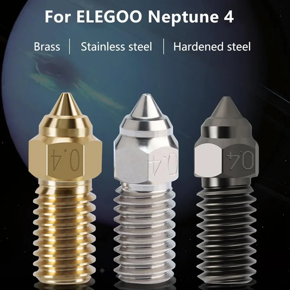5/10 ชิ้น Elegoo Neptune 4 หัว - 3D Printer Nozzle Brass บทวิจารณ์และราคา