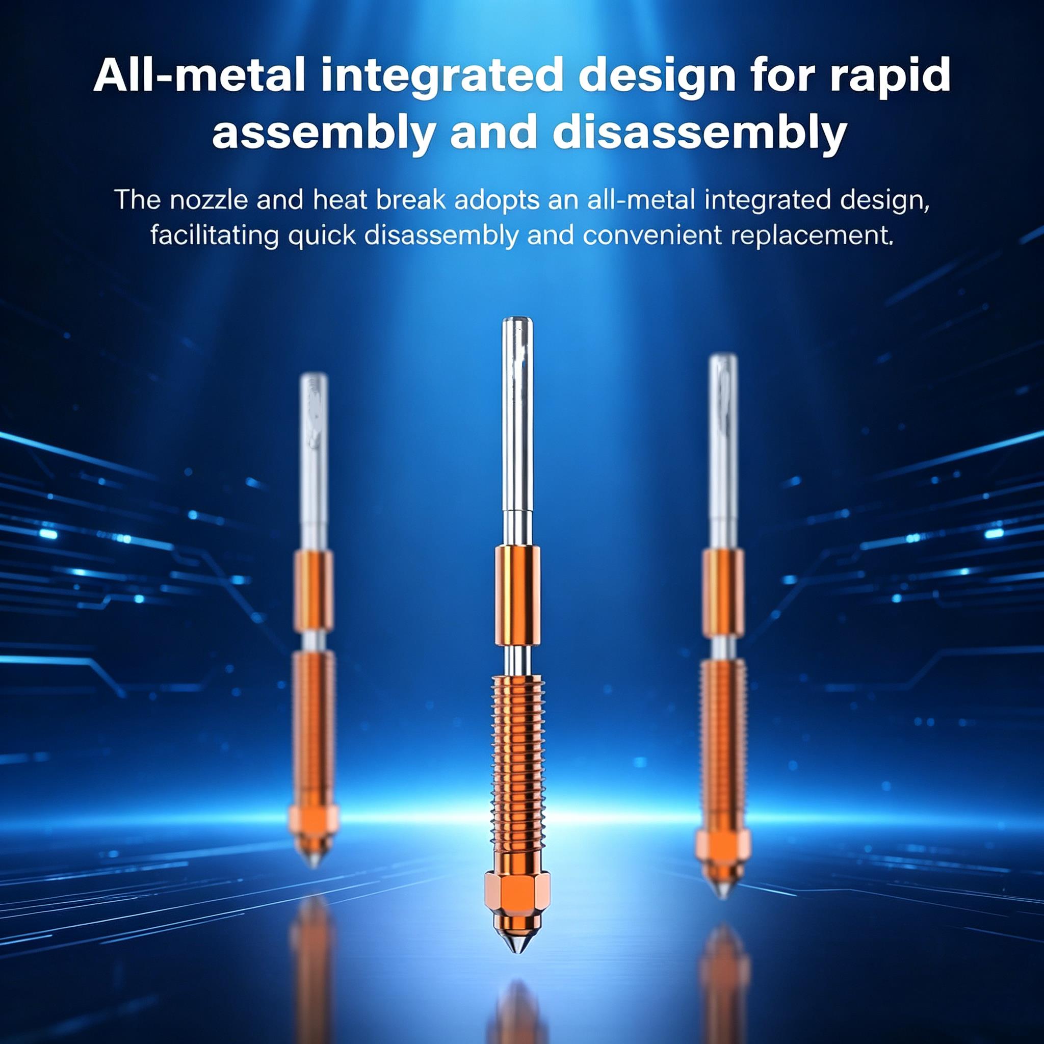 หัวฉีดสำหรับ Creality K1C K1 M - 3D Printer Nozzle Brass บทวิจารณ์และราคา