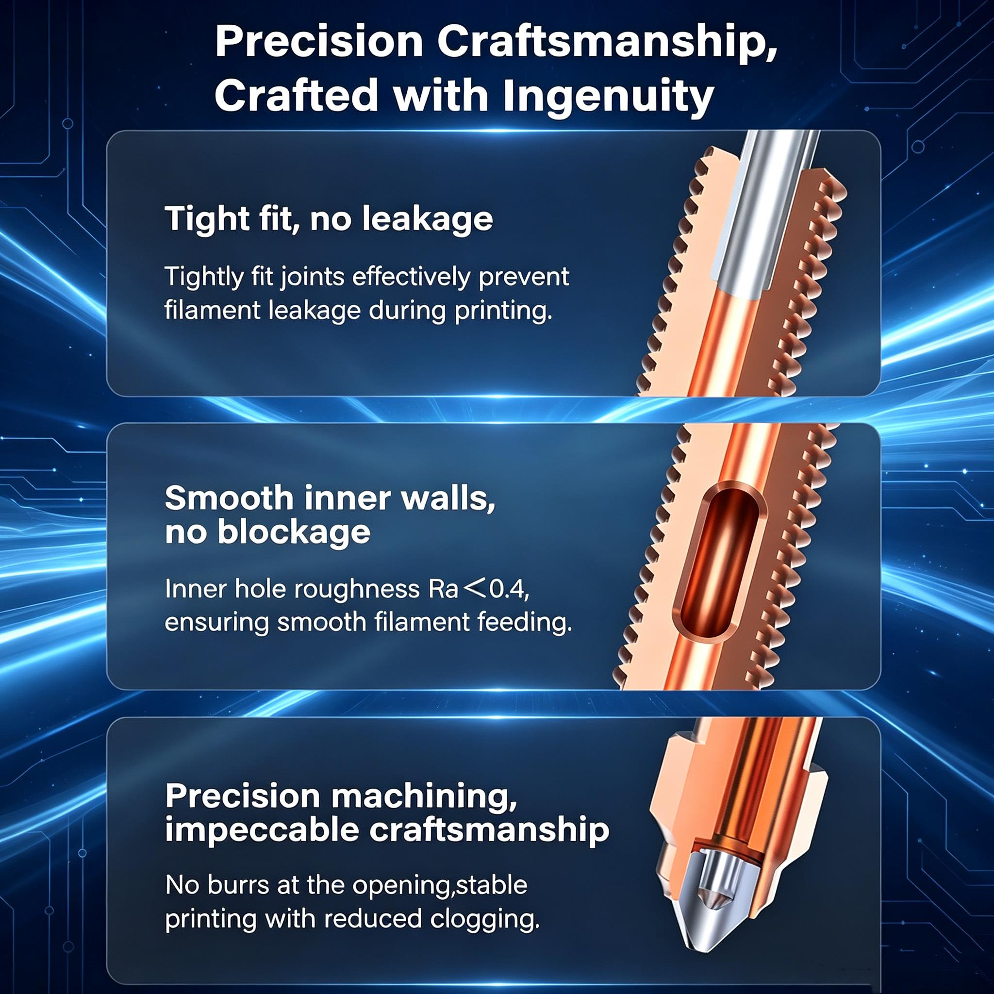 หัวฉีดสำหรับ Creality K1C K1 M - 3D Printer Nozzle Brass บทวิจารณ์และราคา