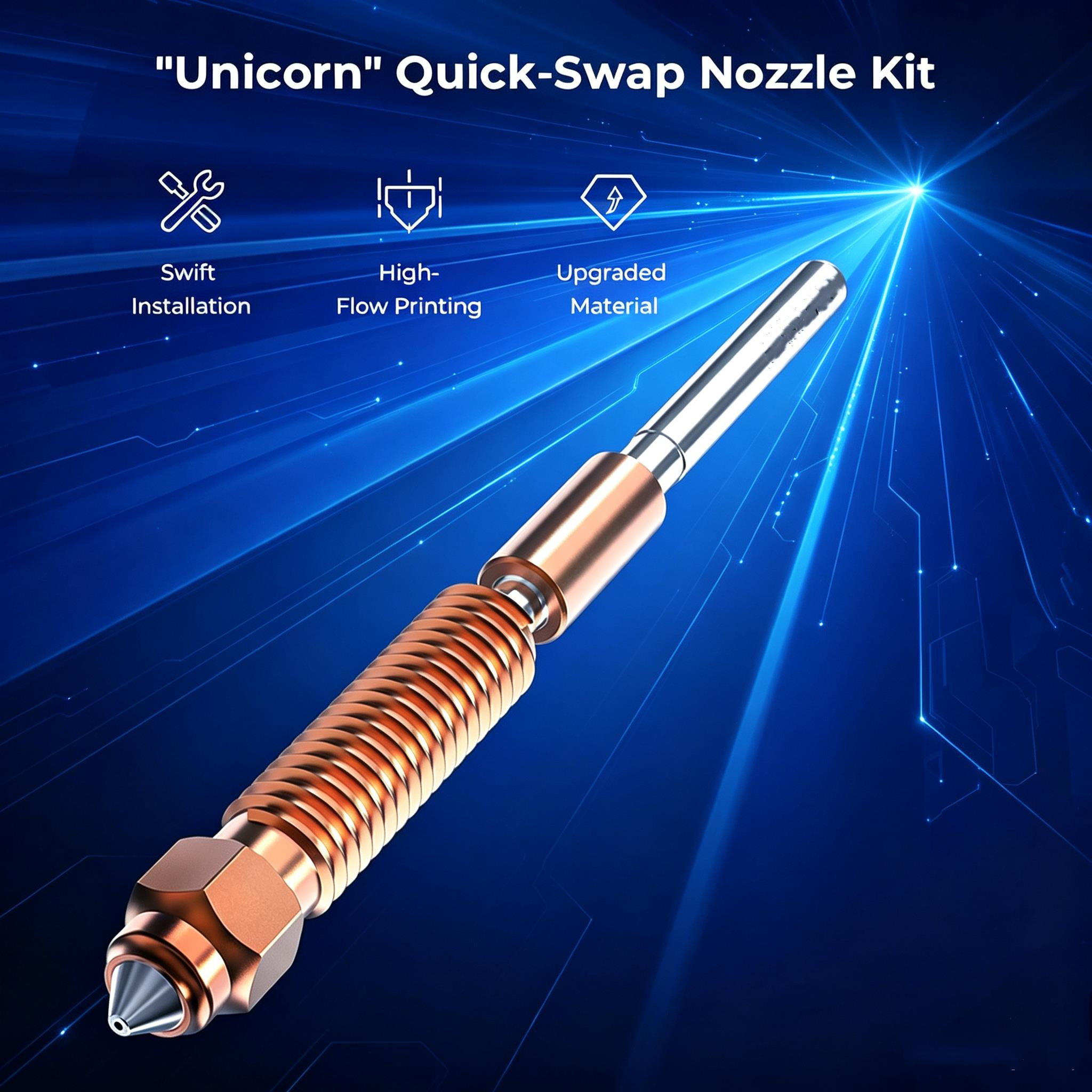 หัวฉีดสำหรับ Creality K1C K1 M - 3D Printer Nozzle Brass บทวิจารณ์และราคา