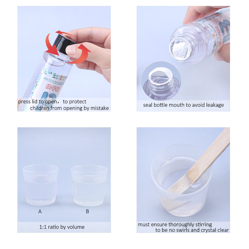 1:1 เรซินอีพ็อกซี่ใส Crystal C - 3D Printing Epoxy Resin บทวิจารณ์และราคา