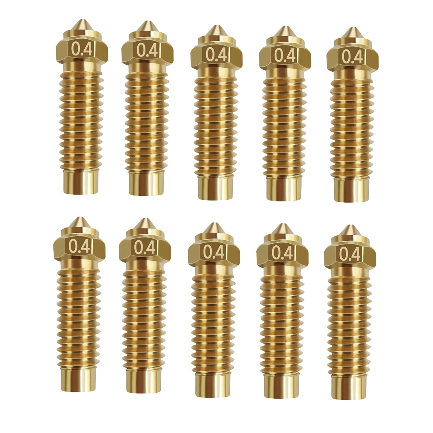 หัวฉีดทองเหลืองสำหรับเครื่องพิ - 3D Printer Nozzle Brass บทวิจารณ์และราคา