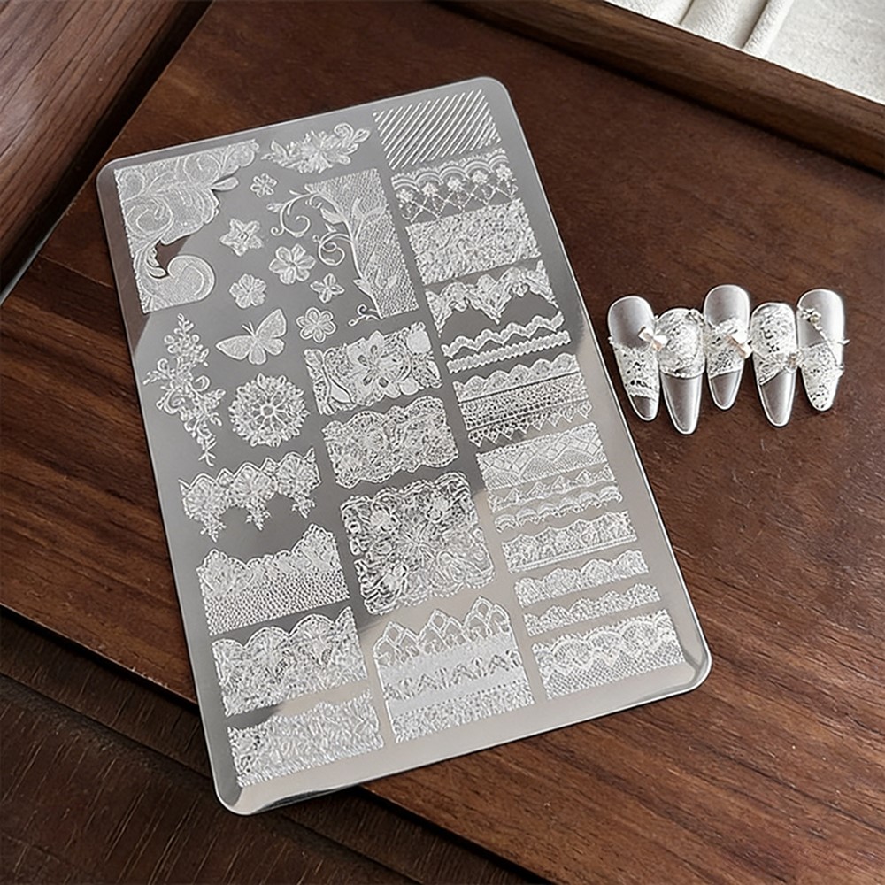 แผ่นปั๊มลายเล็บ 3 มิติ ลายผีเส - 3D Printing Stainless Steel บทวิจารณ์และราคา