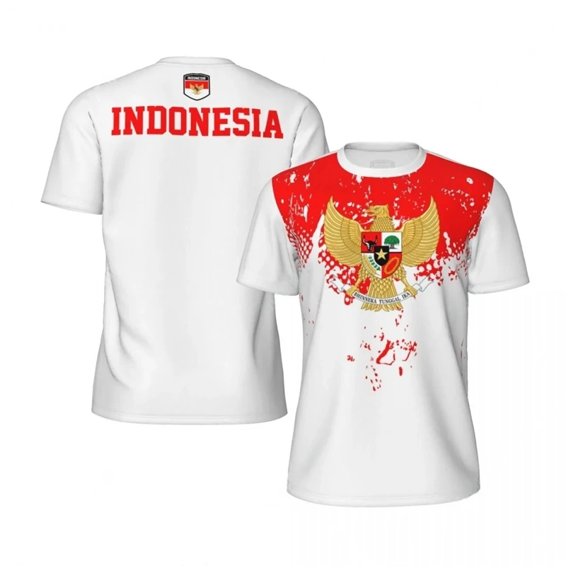 เสื้อยืดแฟชั่นลายธงชาติอินโดนี - 3D Printing Indonesia บทวิจารณ์และราคา